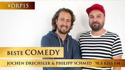 Jochen Drechsler und Philipp Schmid von 98.8 KISS FM © KISS FM 