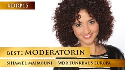Siham El-Maimouni von WDR/Funkhaus Europa Siham El-Maimouni von WDR/Funkhaus Europa © WDR/Doerthe Boxberg Foto: Doerthe Boxberg