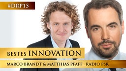 Marco Brandt und Matthias Pfaff von RADIO PSR Marco Brandt und Matthias Pfaff von RADIO PSR © Eric Kemnitz / www.SK-PICTURE.com Foto: Eric Kemnitz