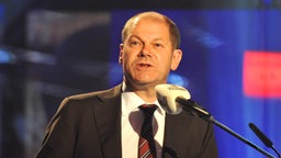 Olaf Scholz, Erster Bürgermeister Hamburgs, beim Radiopreis 2011. © NDR/Marco Maas Foto: Marco Maas