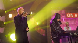Pet Shop Boys am 6. September 2012 live beim Deutschen Radiopreis im Schuppen 52 in Hamburg. © Sebastian Gerhard / Marco Maas