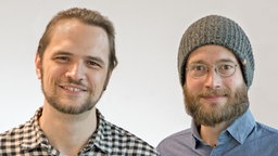 Maximilian Zierer und Steffen Kühne von B5 aktuell © Bayerischer Rundfunk / Manuel Mohr Foto: Manuel Mohr