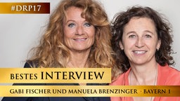 Gabi Fischer und Manuela Brenzinger von Bayern 1 © Bayerischer Rundfunk / Markus Konvalin Foto: Markus Konvalin