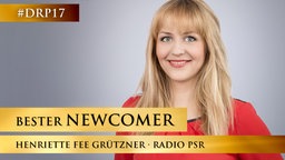 Henriette Fee Grützner von RADIO PSR Henriette Fee Grützner von RADIO PSR © Eric Kemnitz / www.SK-PICTURE.com Foto: Eric Kemnitz / www.SK-PICTURE.com