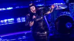 Beth Ditto hat einen mitreißenden Auftritt hingelegt. © Deutscher Radiopreis Foto: Philipp Szyza