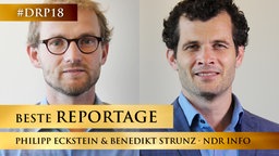 Philipp Eckstein und Benedikt Strunz von NDR Info © NDR / Carolin Fromm Foto: Carolin Fromm