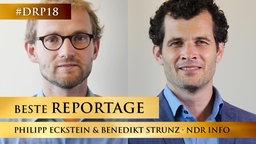 Philipp Eckstein und Benedikt Strunz von NDR Info Philipp Eckstein und Benedikt Strunz von NDR Info © NDR / Carolin Fromm Foto: Carolin Fromm