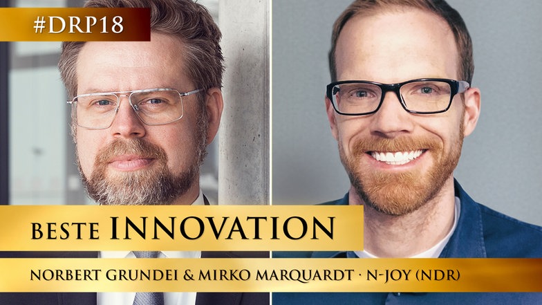 Norbert Grundei und Mirko Marquardt von N-JOY (NDR) Norbert Grundei und Mirko Marquardt von N-JOY (NDR) © N-JOY