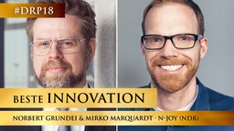 Norbert Grundei und Mirko Marquardt von N-JOY (NDR) © N-JOY 