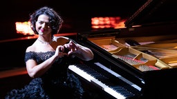 Pianistin Khatia Buniatishvili beim Deutschen Radiopreis 2019. © Deutscher Radiopreis /  Philipp Szyza Foto:  Philipp Szyza