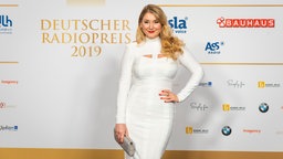 Schauspielerin Sandra Quadflieg beim Deutschen Radiopreis 2019. © Deutscher Radiopreis / Benjamin Hüllenkremer Foto: Benjamin Hüllenkremer