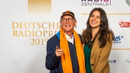 Komiker Otto Waalkes auf dem Roten Teppich beim Deutschen Radiopreis 2019. © Deutscher Radiopreis / Benjamin Hüllenkremer Foto: Benjamin Hüllenkremer