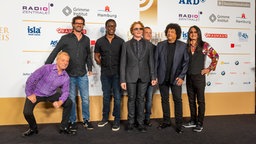 Die britische Band Simply Red auf dem Roten Teppich beim Deutschen Radiopreis 2019. © Deutscher Radiopreis / Benjamin Hüllenkremer Foto: Benjamin Hüllenkremer