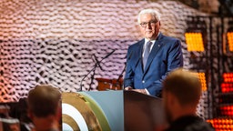 Frank-Walter Steinmeier hält eine Rede beim Deutschen Radiopreis 2019. © Deutscher Radiopreis / Benjamin Hüllenkremer Foto: Benjamin Hüllenkremer