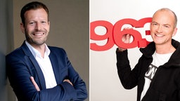 Johannes Ott und Mike Thiel von Radio Gong 96.3 © Radio Gong 96.3 / Stein Foto: Stein