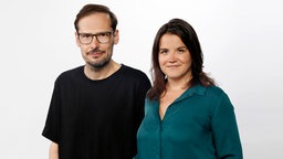 Jochen Schliemann und Sandra Zapke von 1LIVE (WDR) © WDR 