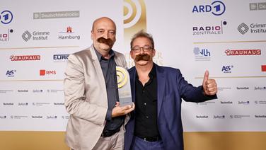 Robert Skuppin und Rolf Kunz von radioeins (rbb) © Deutscher Radiopreis / Morris Mac Matzen Foto: Morris Mac Matzen