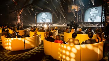 Der deutsche Radiopreis 2022 im "Schuppen 52" - Todestag der Queen. © Deutscher Radiopreis / Benjamin Hüllenkremer Foto: Benjamin Hüllenkremer
