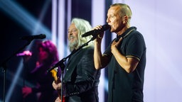 Curt Smith und Roland Orzabal "Tears for Fears" singen beim deutschen Radiopreis 2022. © Deutscher Radiopreis / Benjamin Hüllenkremer Foto: Benjamin Hüllenkremer