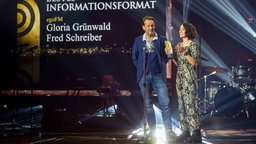 Fred Schreiber und Gloria Grünwald von egoFM Fred Schreiber und Gloria Grünwald von egoFM © Deutscher Radiopreis / Benjamin Hüllenkremer Foto: Benjamin Hüllenkremer