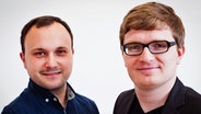 Christian Bollert (re.) und Marcus Engert (li.),detektor.fm, nominiert für die "Beste Innovation" © detektor.fm 