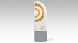 Trophäe für die Gewinner des Deutschen Radiopreises 2015 © Deutscher Radiopreos 