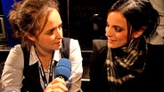 Stefanie Kloß von der Pop-Band Silbermond beim Deutschen Radiopreis.  
