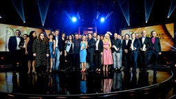 Gruppenfoto - Gewinner, Künstler und Laudatoren beim Deutschen Radiopreis 2016  Foto: Benjamin Hüllenkremer