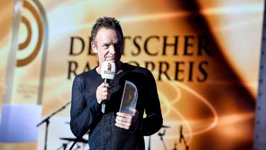 Sting beim Deutsche Radiopreis 2016.  Foto: Benjamin Hüllenkremer