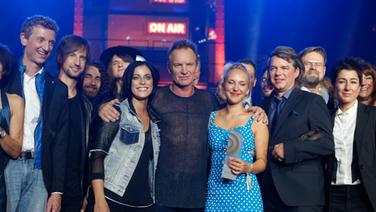 Das Finale beim Deutschen Radiopreis 2016 u.a. mit Sting.  Foto: Philipp Szyza