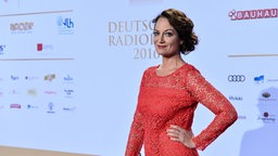 Natalia Wörner beim Radiopreis.  Foto: Benjamin Hüllenkremer