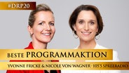 Yvonne Fricke und Nicole von Wagner von Spreeradio 105'5 © 105'5 Spreeradio 