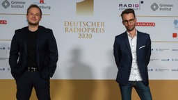 Daniel Voicians und Max Lotter, nominiert für die Beste Comedy beim Deutschen Radiopreis 2020 © Deutscher Radiopreis / Benjamin Hüllenkremer Foto: Benjamin Hüllenkremer