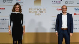 Doreen Strasdas und Bastian Berbner, nominiert in der der Kategorie "Bester Podcast" 2020 © Deutscher Radiopreis / Benjamin Hüllenkremer Foto: Benjamin Hüllenkremer