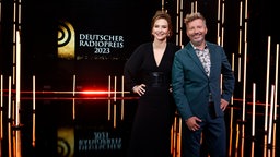 Katrin Bauerfeind und Thorsten Schorn. Katrin Bauerfeind und Thorsten Schorn. © Deutscher Radiopreis / Morris Mac Matzen Foto: Morris Mac Matzen