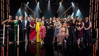 Alle Gewinner:innen und Laudator:innen des Deutschen Radiopreises 2023 © Deutscher Radiopreis / Benjamin Hüllenkremer Foto: Benjamin Hüllenkremer