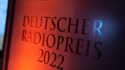 Schriftzug des Deutschen Radiopreises © Deutscher Radiopreis / Philipp Szyza Foto: Philipp Szyza